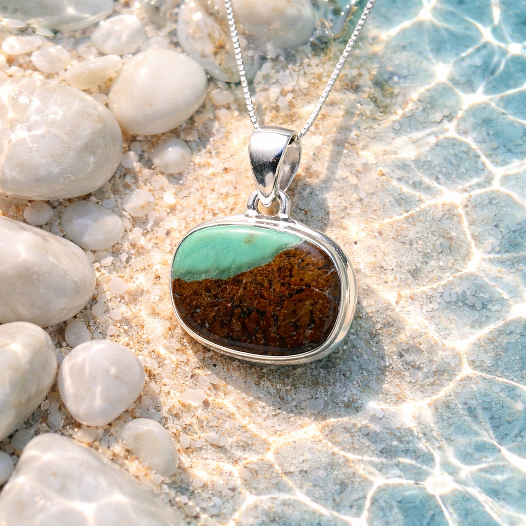 Boulder Chrysoprase Necklace